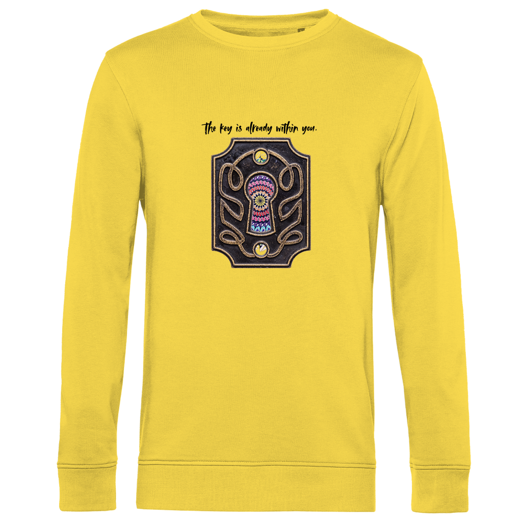Herren Premium Bio Sweatshirt The key is already within you.