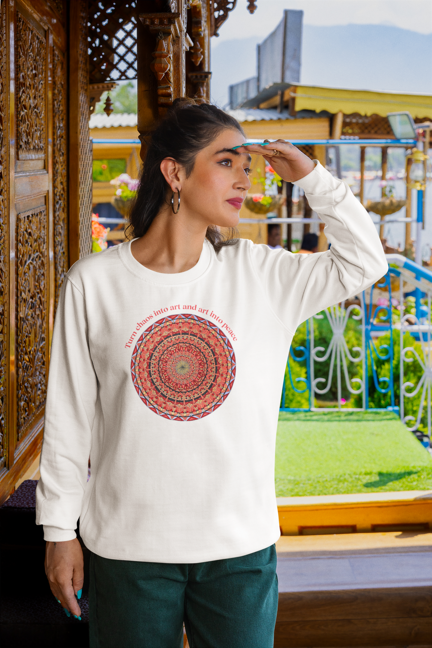 Turn chaos into art and art into peace