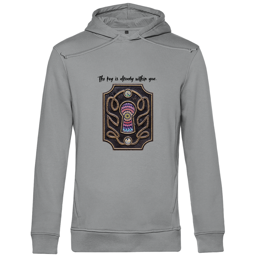 Herren Premium Bio Hoodie The key is already within you.