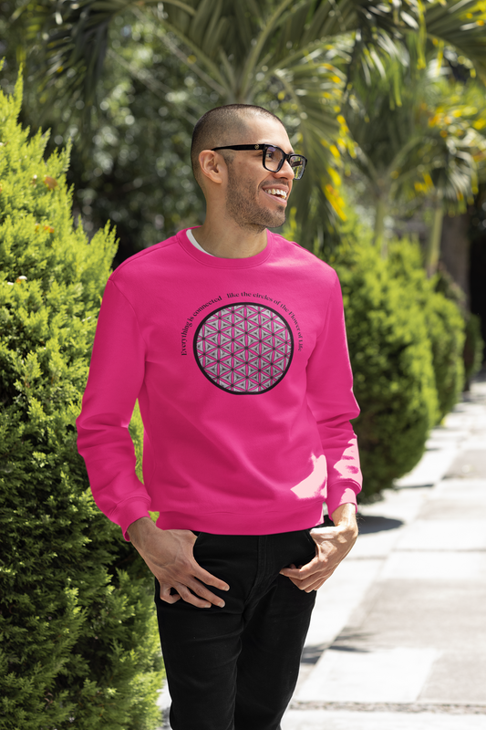 Everything is connected like the circles of the flower of life