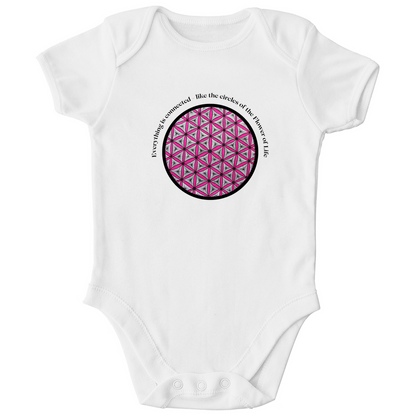 Everything is connected like the circles of the flower of life
