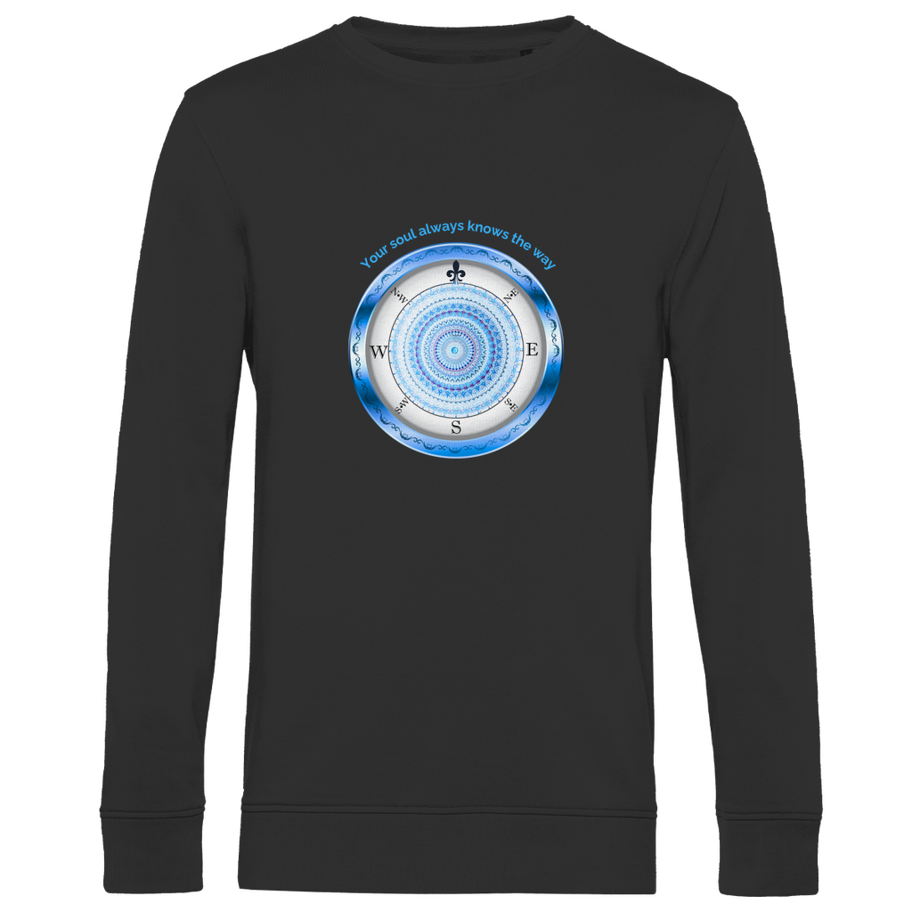 Herren Premium Bio Sweatshirt Your soul always knows the way