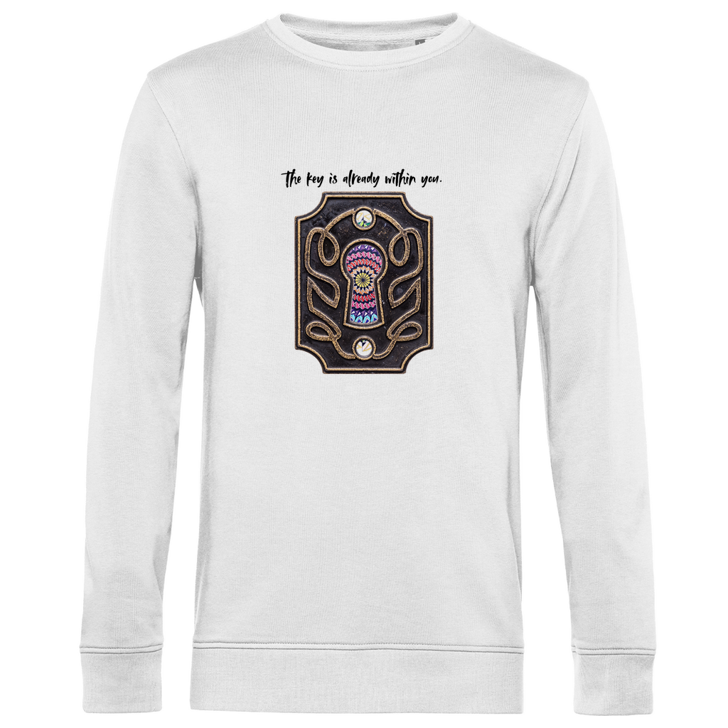 Herren Premium Bio Sweatshirt The key is already within you.