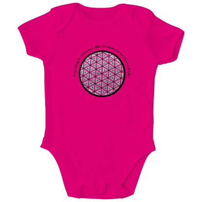 Everything is connected like the circles of the flower of life